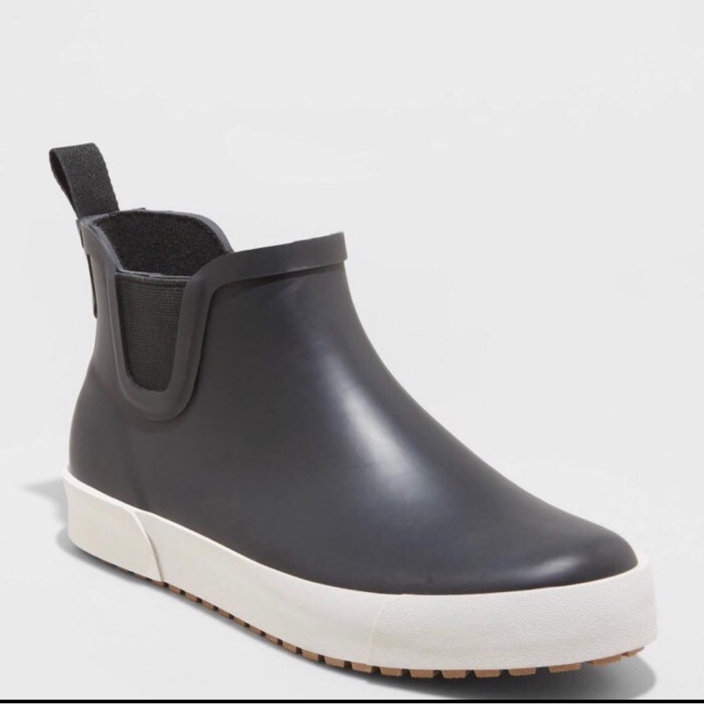Universal Thread Shirley Rain BLACK Boots Size 9